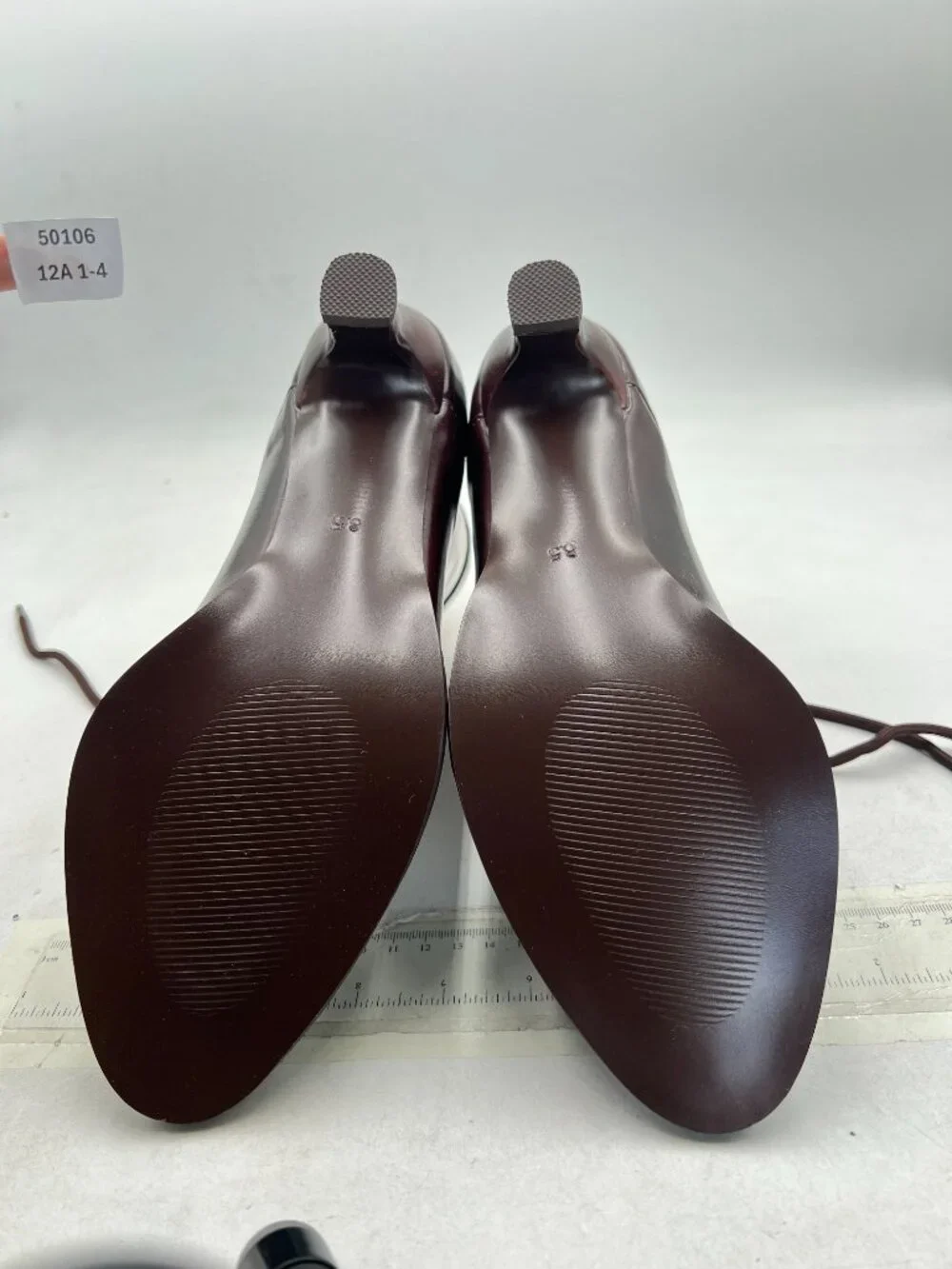 Brown Women Round Toe Oxfords Heels Lace-Up Low Heel Fashion Ankle Boots